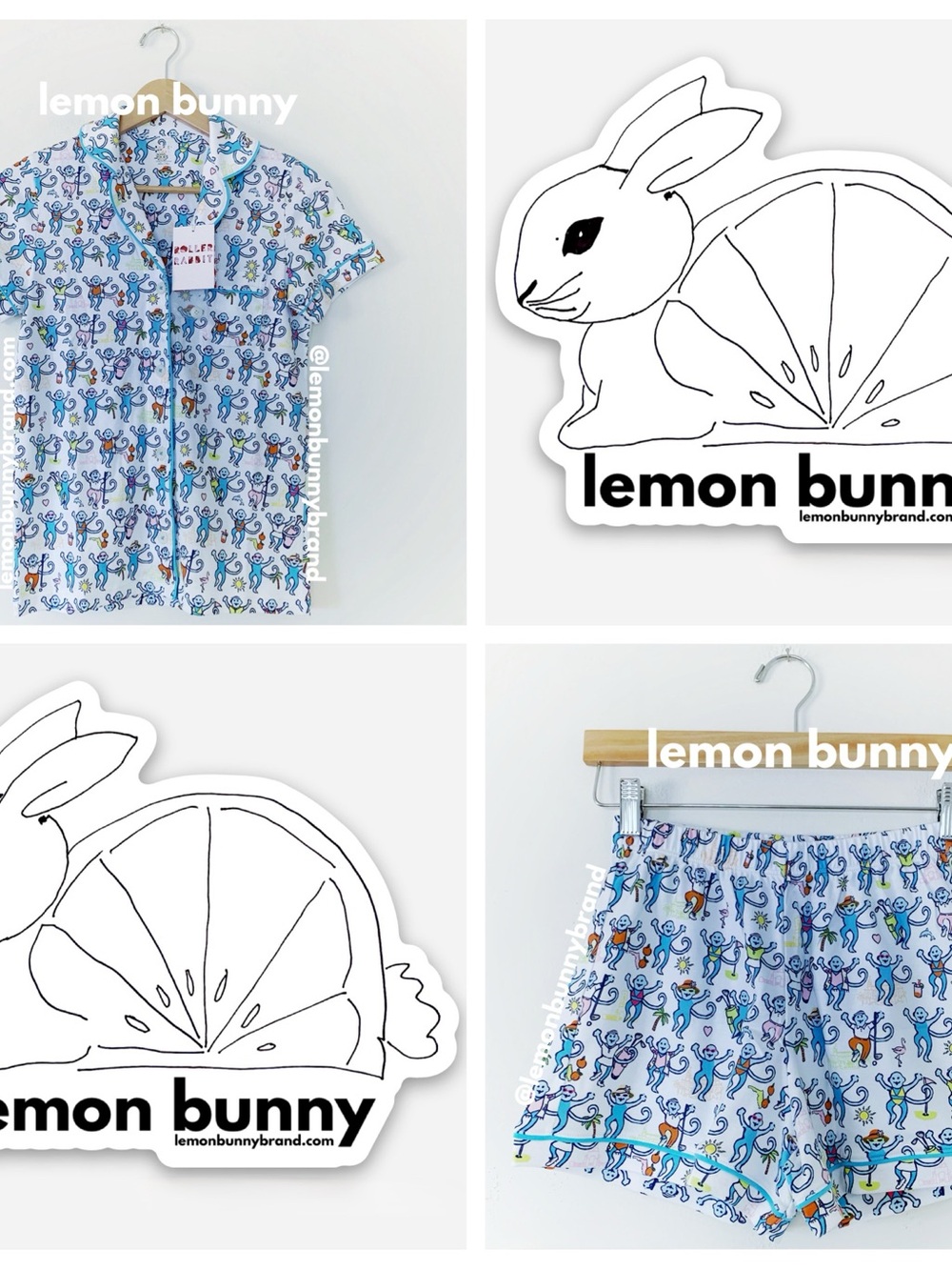 Roller Rabbit Palm Beach Monkey Polo Pajamas in Multi Monkey Size XXS New NWT